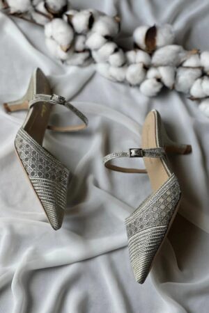 Dior D-Joy Slingback Kitten Shoes